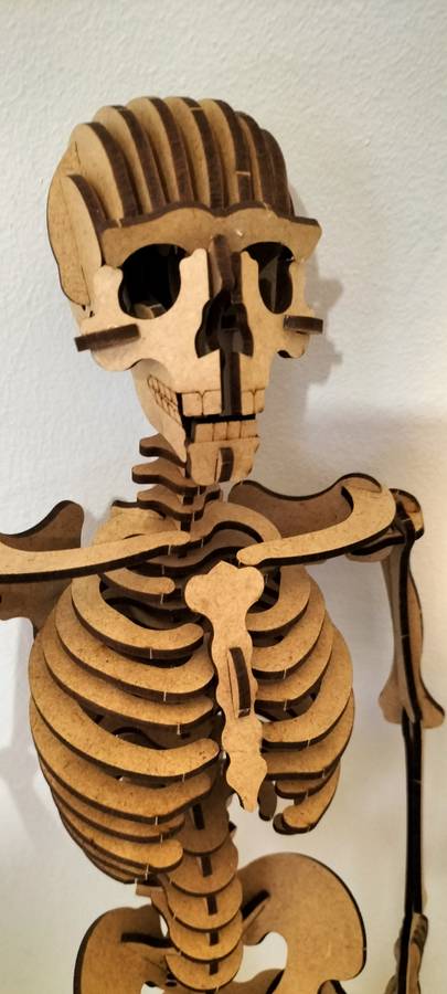 A Superb Complete Wooden Skeleton