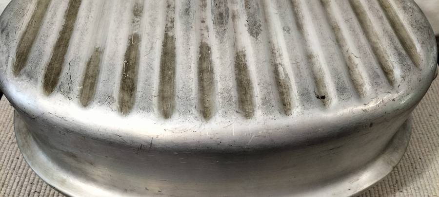 Vintage Aluminium Lidded Oven Casserole