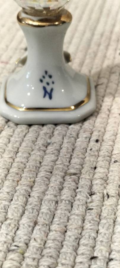 A Magnificent Genuine Swarovski Crystal with Gilded Capodimonte Porcelain Dove