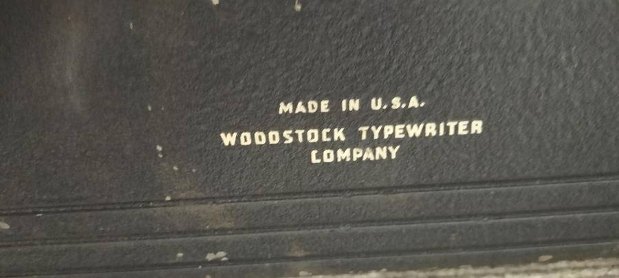 A Magnificent Antique Circa 1917 Woodstock N852247 Typewriter