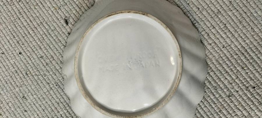 A Magnificent Pair of Glazed Oven Proof Shell Serving Dishes