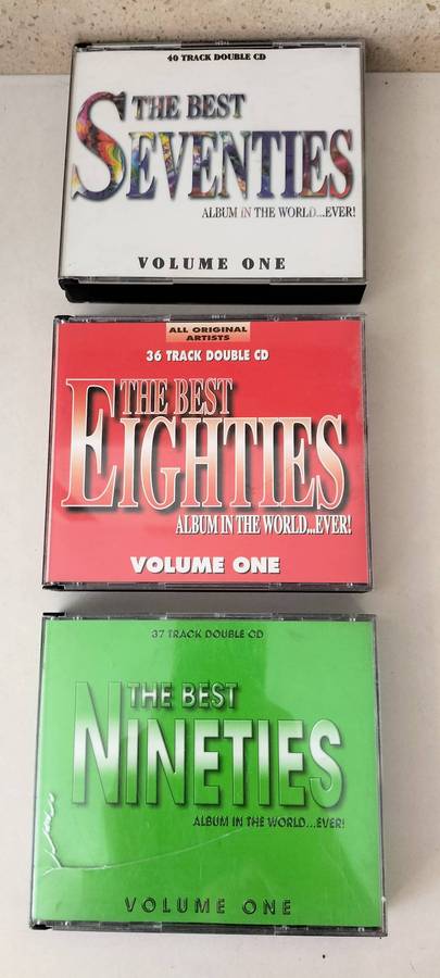 Best 70's 80's and 90's Album in the world Ever Vol 1 Double CD sets (3)