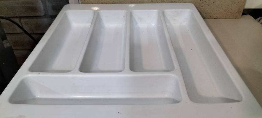 Extra Large Quality 5 Compartment Plastic Cutlery/Utensil/Tool/Crafts Tray