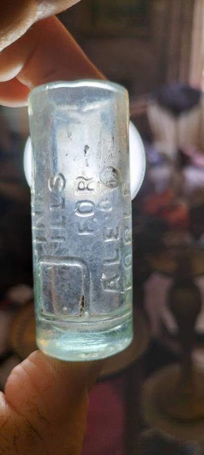 Very Rare Pair of Dr Williams Pink Pills for Pale People Circa 1930 Glass Vials