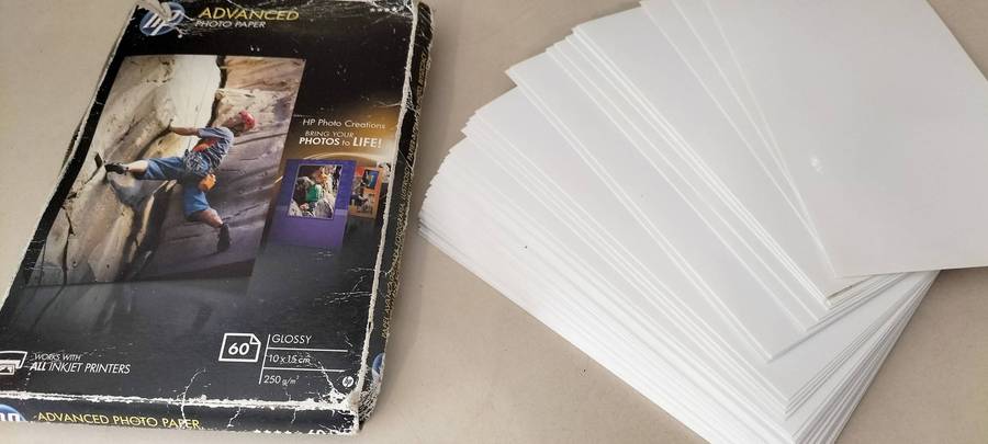 +- 50 Glossy 10cm x 15cm 250gm2 Photo Paper For Inkjet Photo Papers