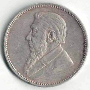 ZAR Kruger 1896 2 shilling. Excellent condition!