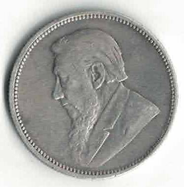ZAR Kruger 1893 2 shilling.RARE. Condition!