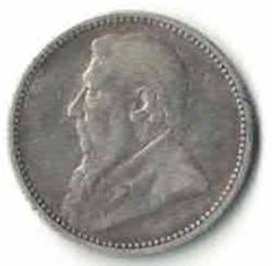 ZAR Kruger 1893 6P  Sixpence