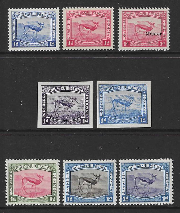 Union 1923 Harrison Essay group of 8 all different. Scarce. MNH/VFM/Unused. See below.