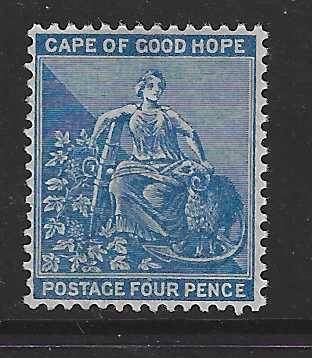 Cape 1876 4d. CV R 7,500. SACC 25. MNH. See below.