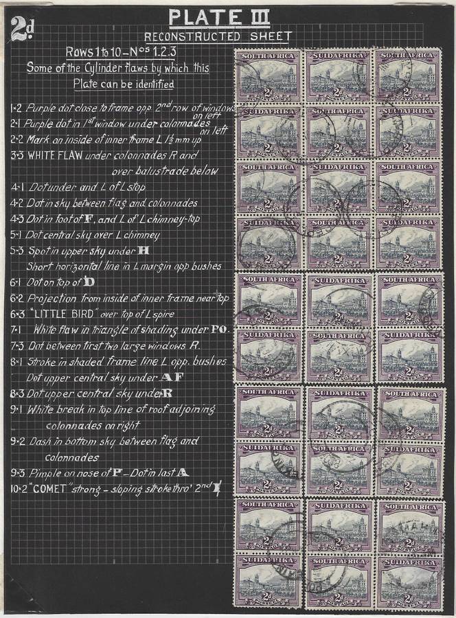 Union Reconstructed Plate III 2d Roto with notes.