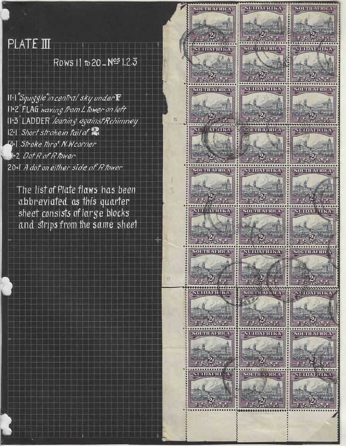 Union Reconstructed Plate III 2d Roto with notes.