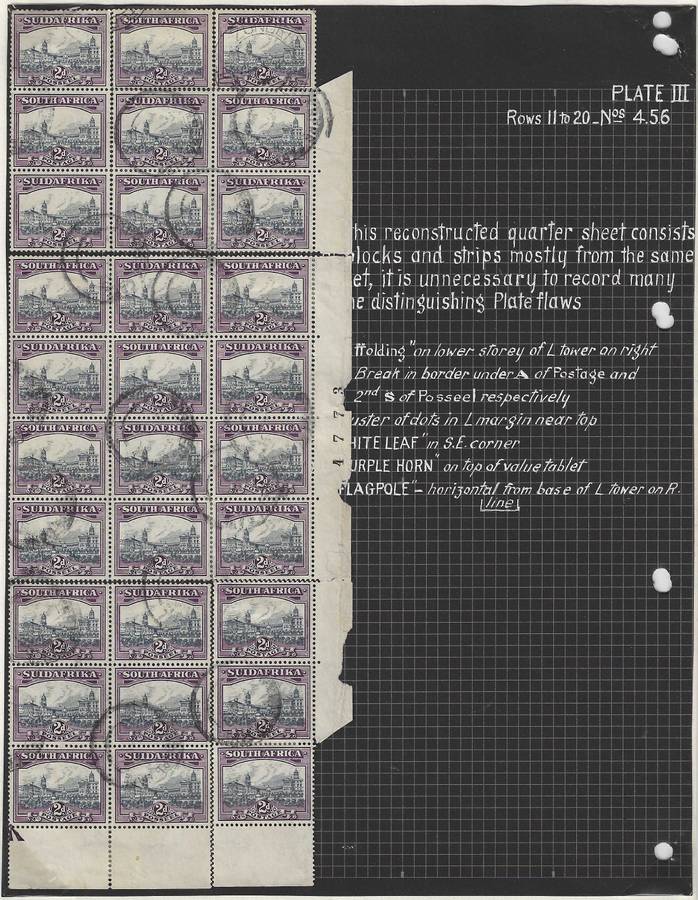 Union Reconstructed Plate III 2d Roto with notes.
