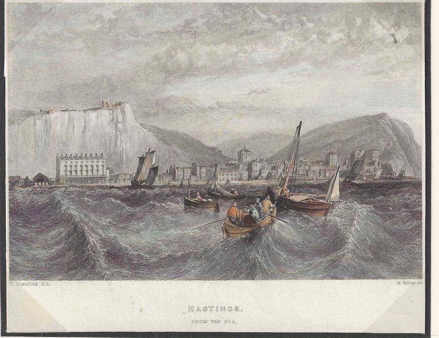 Cape 1828 Rare Cape Town/Hastings/London/Daventry `INDIA LETTER - HASTINGS` ship letter.