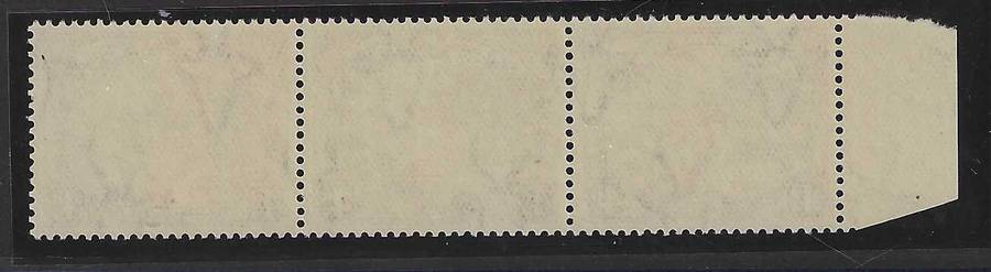 Union: 1932 Roto 4d `Spear Flaw` strip. Wm up. CV R 16,000 plus.  MNH. SACC47.