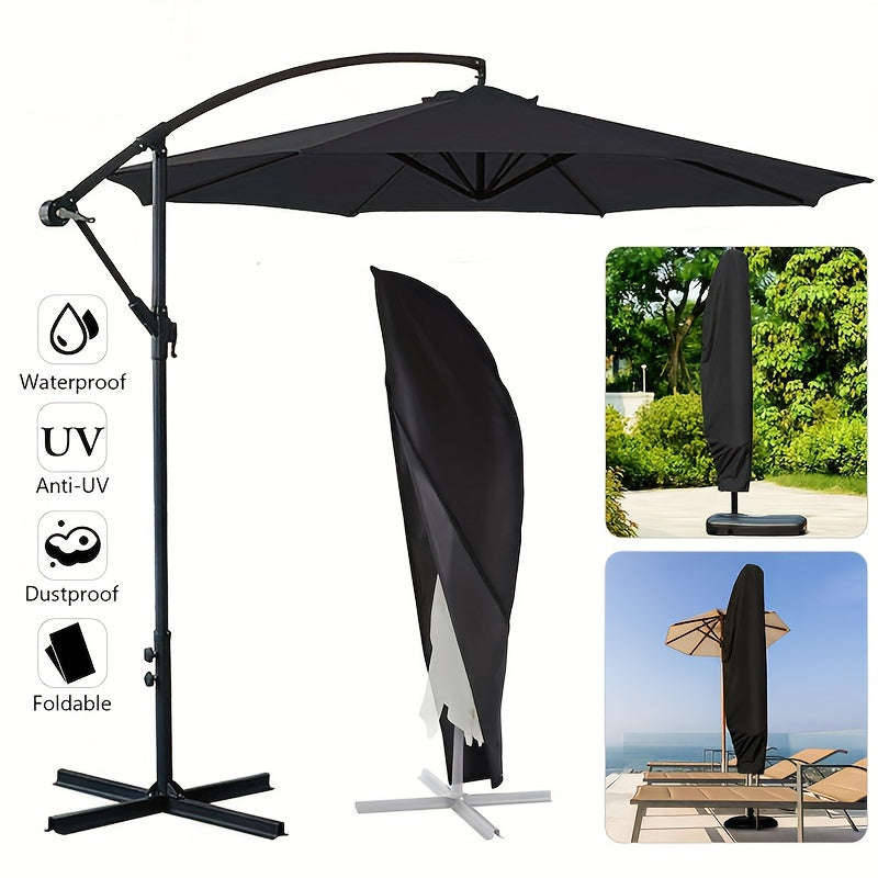 Zippered Waterproof Outdoor Uv Umbrella Cover