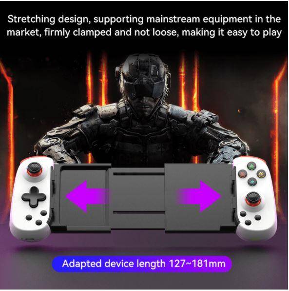 Wireless Mobile Game Controller with Dual Vibration