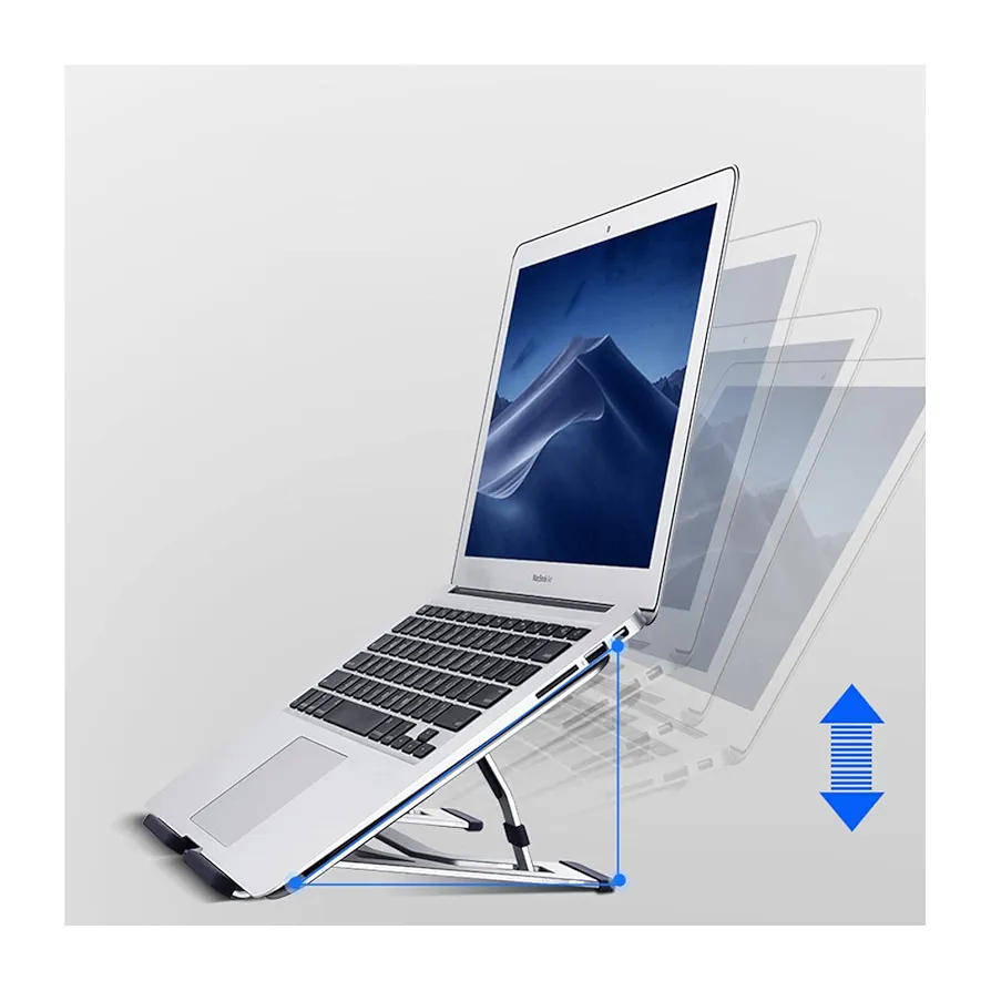 Laptop & Tablets Aluminum Stand - Adjustable & Foldable