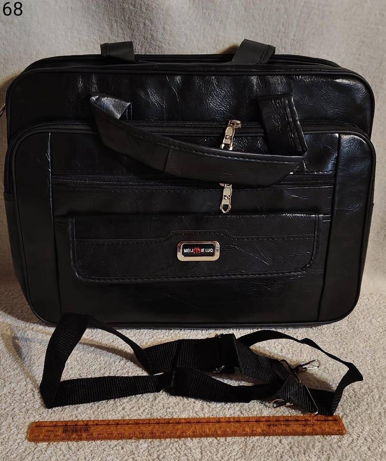 Leather Laptop and Storage Bag