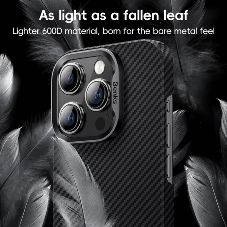 Benks Classic Kevlar 600D Fiber MagSafe Phone Case Compatible with Apple iPhone 16 Plus