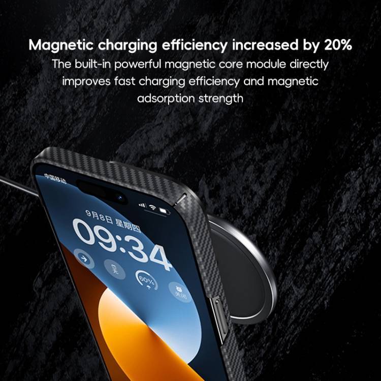 Benks Classic Kevlar 600D Fiber MagSafe Phone Case Compatible with Apple iPhone 16 Plus