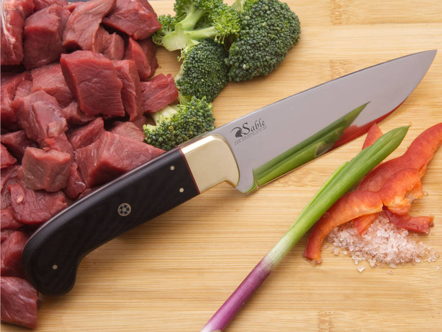 Custom Made Camping Chef's knife