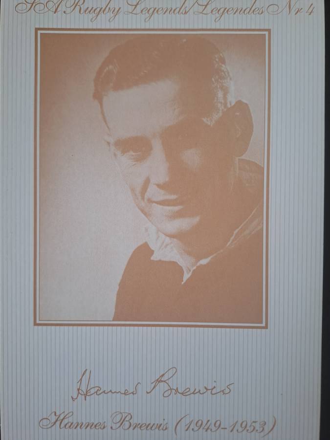 Rugby post cards. Unused. 8 X Springbok legends in sepia. Details: see below