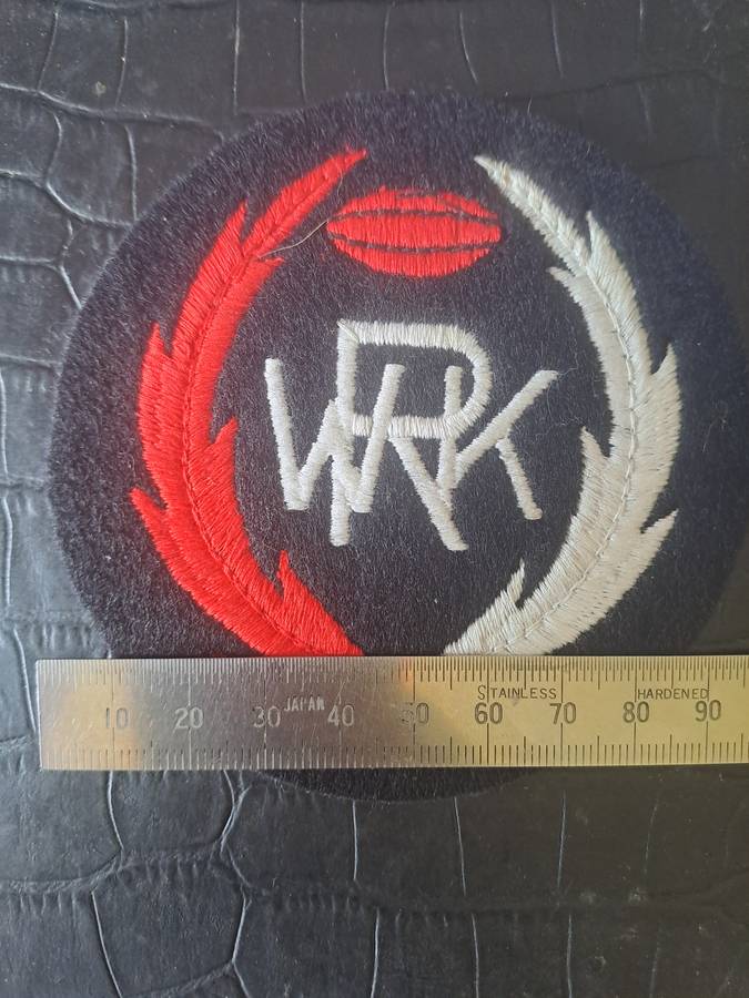 Rugby blazer badge. Witbank Rugby club c.1980s