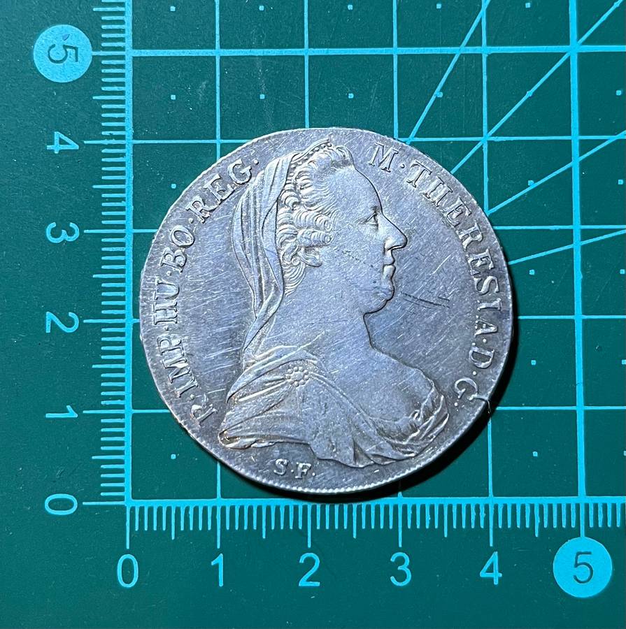 *#* Austria 1780 Silver Maria Theresa Thaler - Restrike .833 Silver