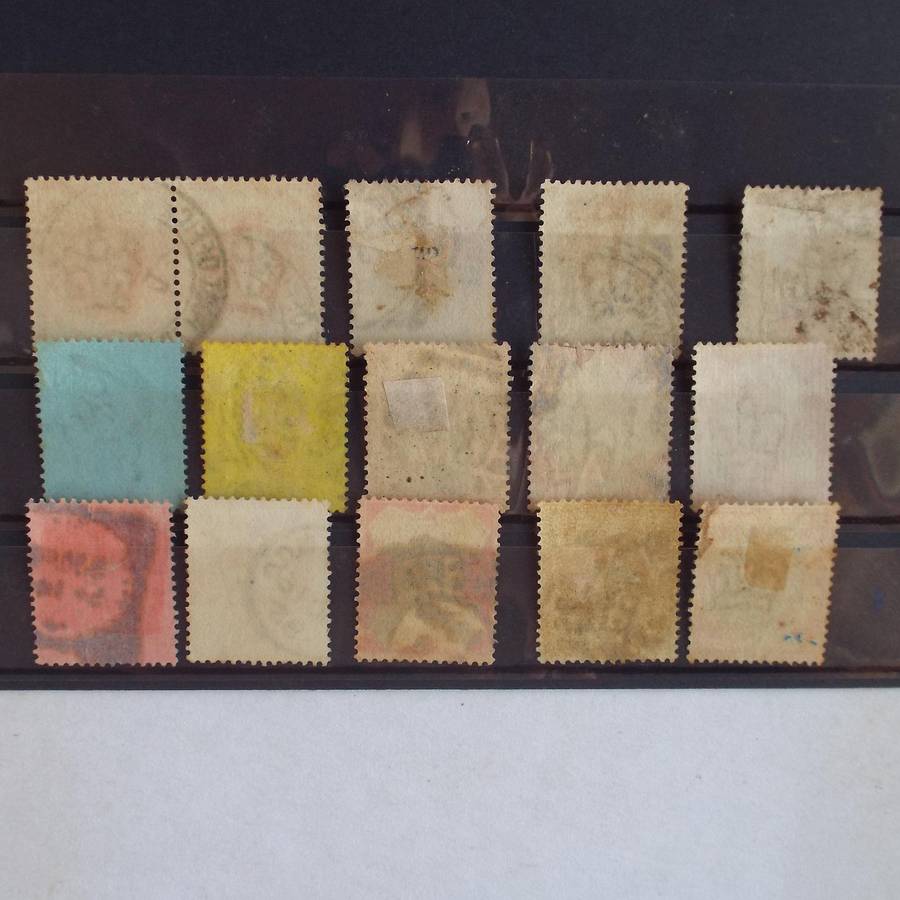GREAT BRITAIN QV - 1887-1900 Jubilee Issue - Selection of 14 Singles - Used