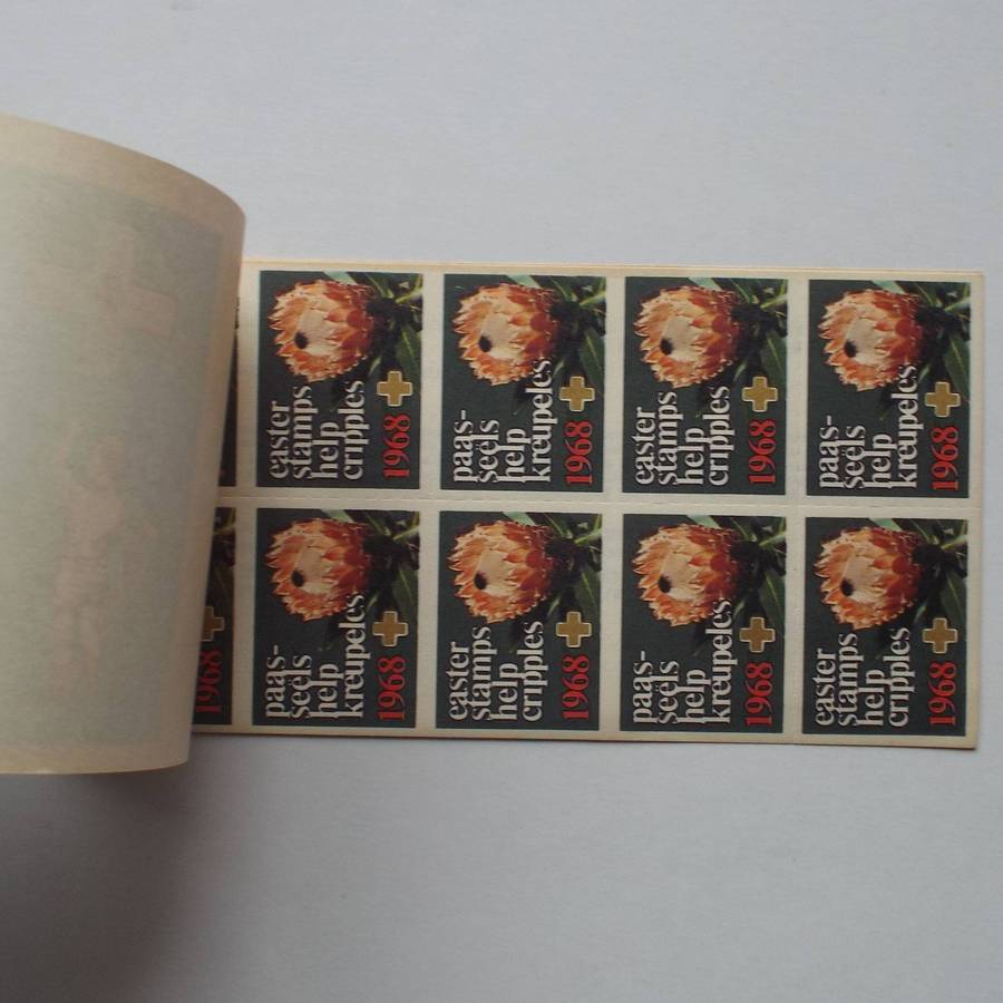 Cinderella's - RSA 1968 Easter Stamps "Help Cripples" - Compete Booklet of 10 stamps