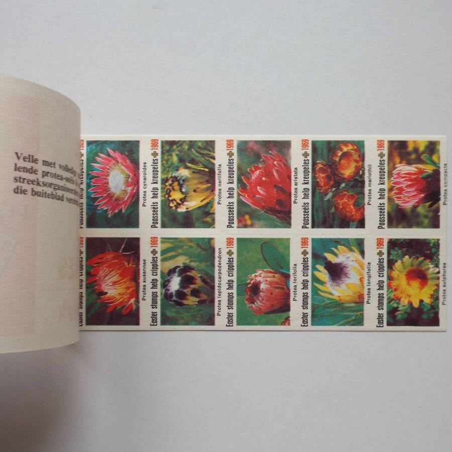 Cinderella's - RSA 1969 Easter Stamps "Help Cripples" - Compete Booklet of 10 stamps