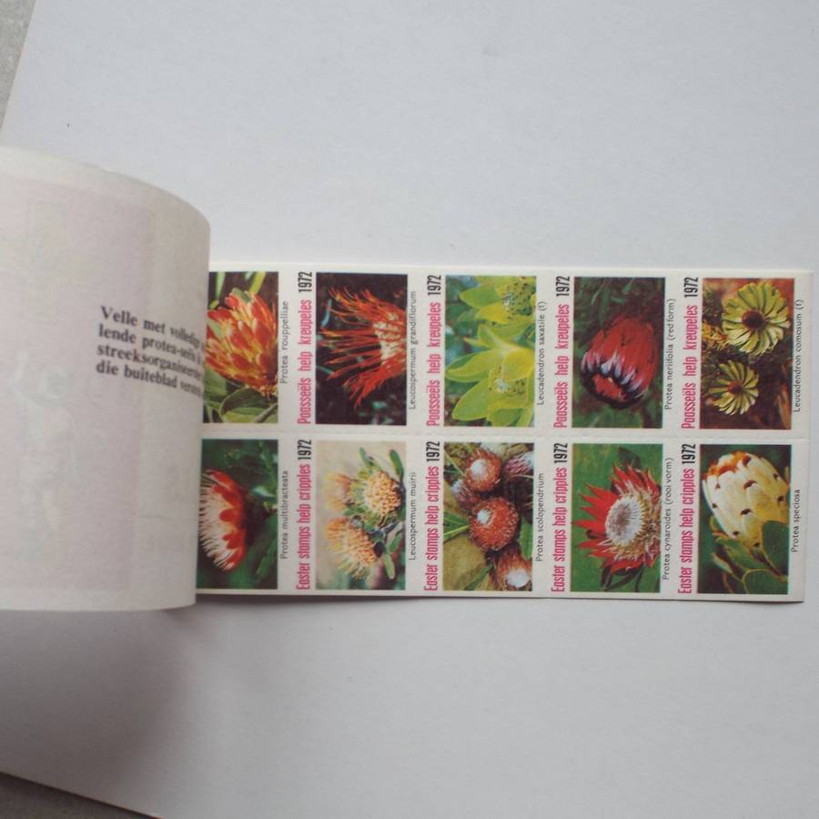 Cinderella's - RSA 1972 Easter Stamps "Help Cripples" - Compete Booklet of 10 stamps