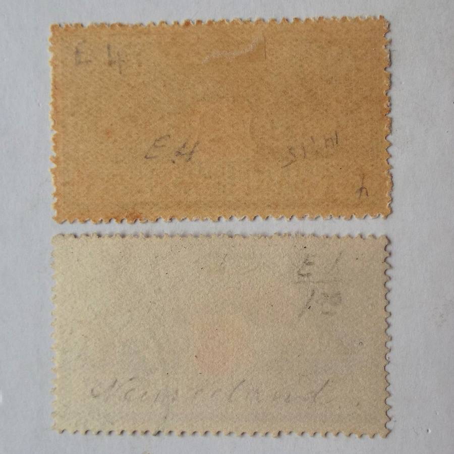 New Zealand - 1903 Express Delivery Stamps - 6d Red and Violet - Singles - Unused and Fine Used