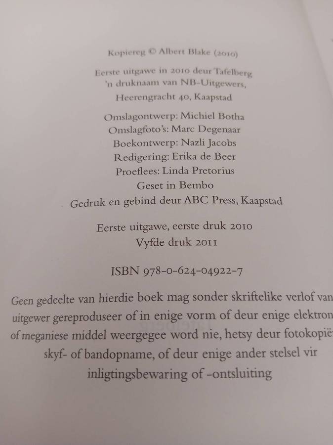 Boereverraaier : Albert Blake