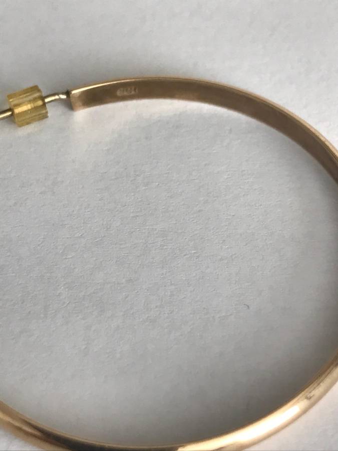 Solid 9ct Gold Hoop Earrings
