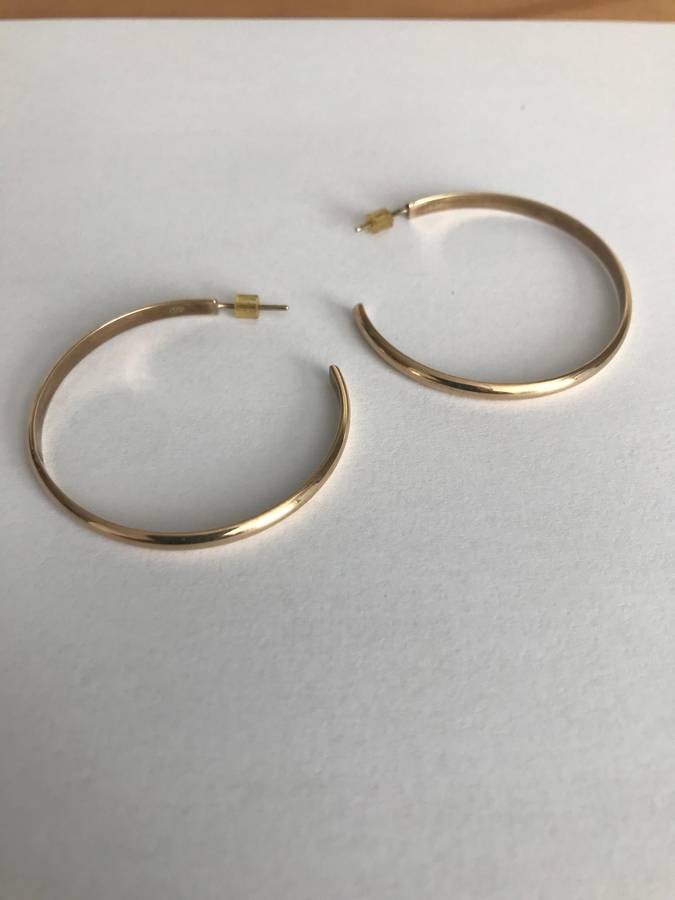 Solid 9ct Gold Hoop Earrings