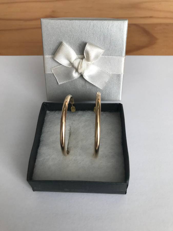 Solid 9ct Gold Hoop Earrings