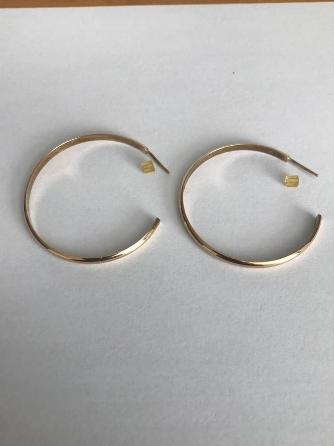 Solid 9ct Gold Hoop Earrings