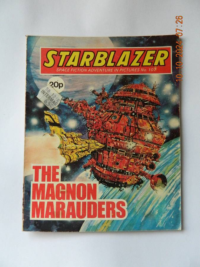 STARBLAZER ADVENTURE IN PICTURES -  NO.  107  -   THE MAGNON MARAUDERS