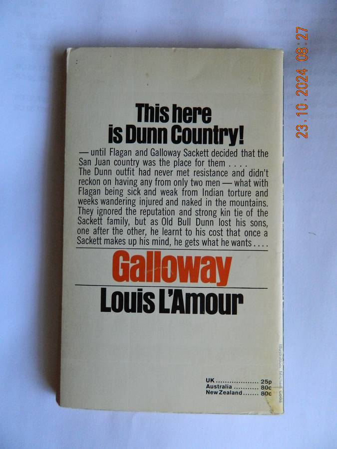 WESTERNS -  LOUIS L'AMOUR -  GALLOWAY
