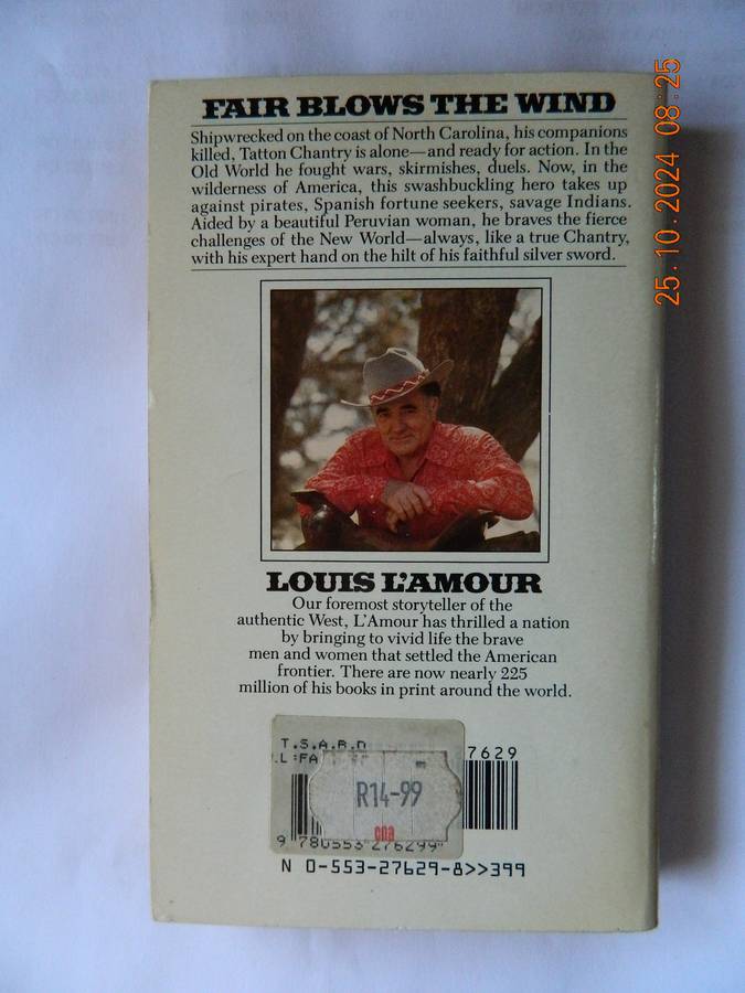 WESTERNS -  LOUIS L'AMOUR -  FAIR BLOWS THE WIND