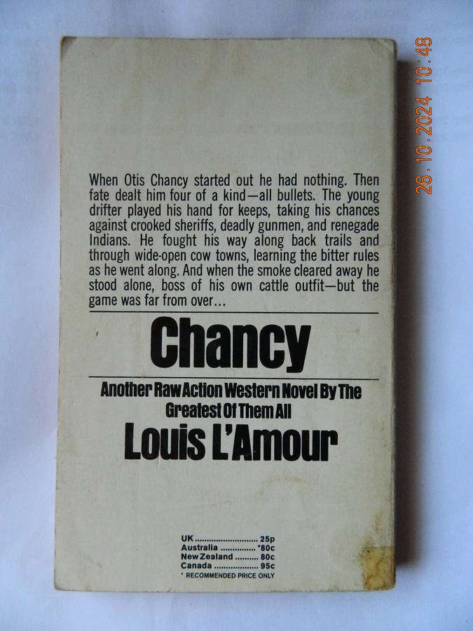 WESTERNS -  LOUIS L'AMOUR -  CHANCY