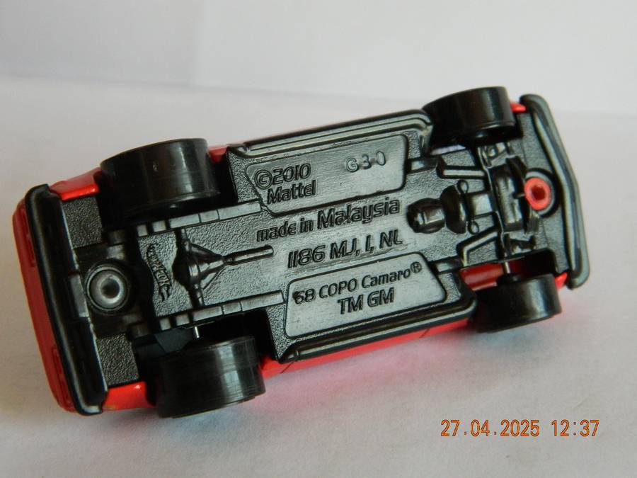 HOTWHEELS   -    -     CAMARO  -  1968  -  COPO