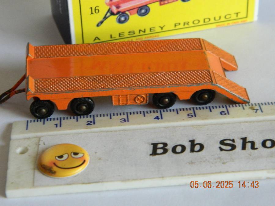 MATCHBOX SERIES  - 16  -  SUPER  "ATLANTIC"  TRANSPORTER TRAILER