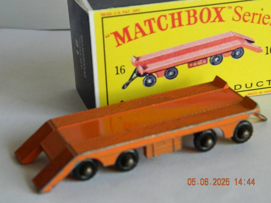 MATCHBOX SERIES  - 16  -  SUPER  "ATLANTIC"  TRANSPORTER TRAILER