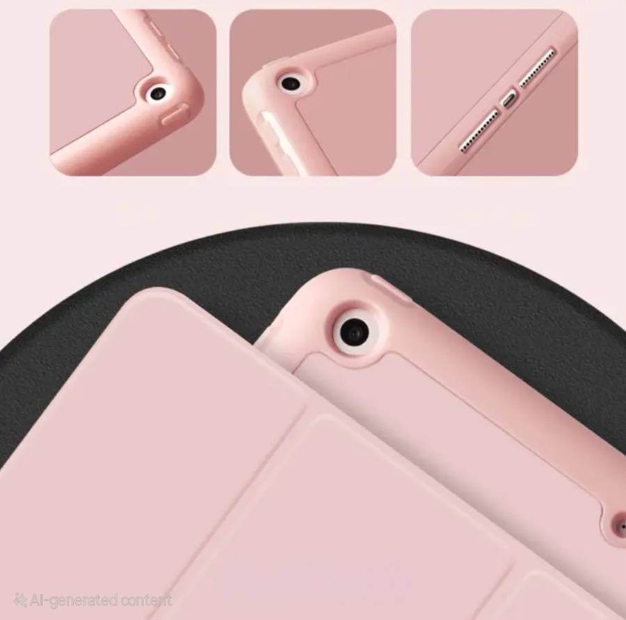 Shockproof PU Artificial Leather Smart Cover With Auto Sleep/Wake & Pen Slot For IPad 9.7 inch