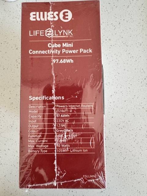 Ellies Lifelynk Mini Cube 25W 97.68Wh - LifePO4 Power Pack