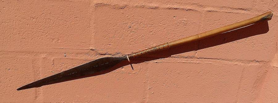 ORIGINAL ZULU STABBING SPEAR ASSEGAI " IKLWA "