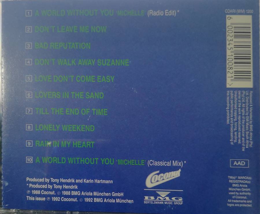 Bad Boys Blue - My Blue World (CDARI1200) (CD)
